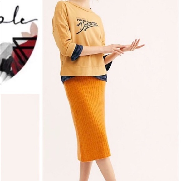 Free People Dresses & Skirts - FREE PEOPLE CASHMERE SKIRT Free People Dresses & Skirts - FREE PEOPLE CASHMERE SKIRT